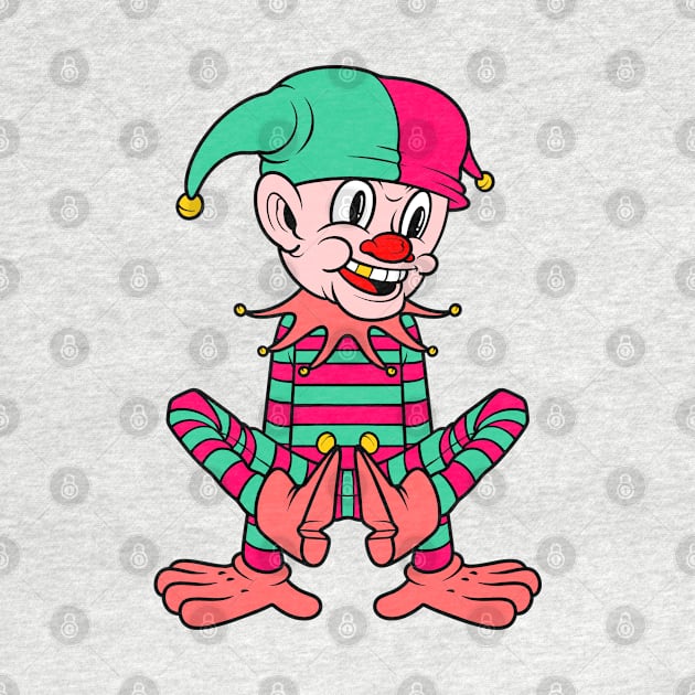 funy clown by TOSSS LAB ILLUSTRATION